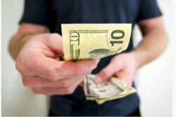 Contribute ten dollars